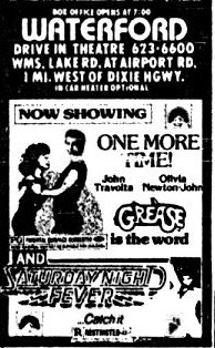Waterford Drive-In Theatre - Another Ad